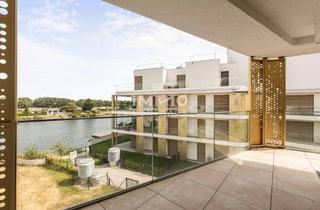 Wohnung kaufen in Donau, 1190 Wien, Wohnen, wo andere Urlaub machen: Erstklassige 5-Zimmer-Wohnung am Wasser mit 70m2 Balkon