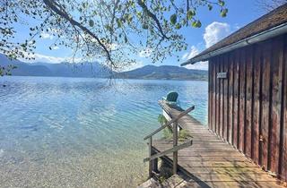 Haus kaufen in 4853 Steinbach am Attersee, Lebensgefühl Attersee!Wohnhaus mit eigenem Badeplatz, Steg und Bootshaus
