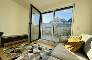 Wohnung mieten in Donaufelder Straße, 1220 Wien, VOLLMÖBLIERTE 2 Zimmer mit Terrasse! Dachgeschosswohnung! SOFORT BEZIEHBAR! PROVISIONSFREI! U1 KAGRANERPLATZ!