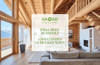 Haus mieten in 9571 Sirnitz, RARITÄT | Exklusives BIO - Rundholz-Chalet in den Alpen – zur Langzeitmiete