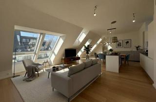 Maisonette mieten in 1010 Wien, 1010! Modernes Wohnen über den Dächern der Innenstadt – 3-Zimmer DG-Maisonette mit grosszügiger Terrasse!