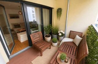 Wohnung mieten in Ahornergasse, 1070 Wien, Helle 3-Zimmer-Wohnung mit Loggia im Herzen des 7. Bezirks mit Sauna, Fitness, Garagenplatz & E-Ladestation