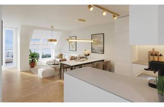 Maisonette kaufen in Hütteldorfer Straße, 1140 Wien, Maisonette-Wohnung im Dachgeschoß, 118 m² mit 2 Terrassen, 2 Bäder - zu kaufen im Erstbezug in 1140 Wien