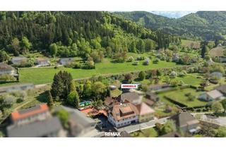 Haus kaufen in Schwarzviertler Straße 33, 9470 Sankt Paul im Lavanttal, Wohnen, arbeiten und investieren in Bestlage: Exklusive Wohn-/Gewerbeimmobilie mit Pool, parkähnlichem Garten und großem Entwicklungspotenzial in St. Paul