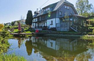 Haus kaufen in 4184 Helfenberg, Malerisches Landhaus mit Elw, Schwimmteich & Prämiertem Naturgarten!