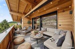 Penthouse kaufen in 6371 Aurach bei Kitzbühel, Exklusives Penthouse – Erstbezug mit direktem Liftzugang, offenem Wohnkonzept, Glaskamin & traumhaftem Bergblick in sonniger Top-Lage
