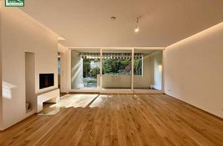 Wohnung mieten in Doktor-Heinrich-Maier-Straße 60, 1180 Wien, Exklusive Gartenwohnung in absoluter Ruhelage im 18. Bezirk – 4 Zimmer | ca. 204 m² | Terrasse, Garten, Pool & Sauna