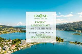 Grundstück zu kaufen in 9210 Pörtschach am Wörther See, PROJEKTLIEGENSCHAFT AM WÖRTHERSEE | 27 MIKRO-APARTMENTS & HOHES RENDITEPOTENZIAL