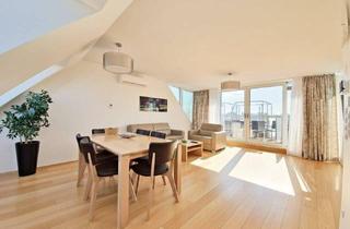 Wohnung kaufen in Kunzgasse, 1020 Wien, ++NEU++ 50 m zum Augarten! Seltene High-End-Dachgeschosswohnung mit zwei Sonnenterrassen, Weitblick und ruhiger Lage!