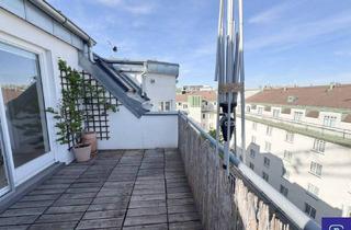 Maisonette mieten in 1050 Wien, Provisionsfrei: Sonnige 95m² DG-Maisonette + Terrasse und Loggia - 1050 Wien