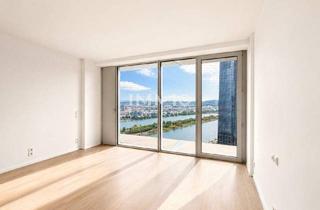 Maisonette mieten in 1220 Wien, 44. Etage - jeden Tag Sonnenuntergang inkl. 14m2 Loggia - DC2 Tower
