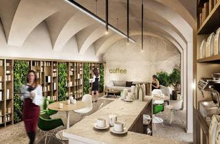 Gewerbeimmobilie kaufen in 6500 Landeck, Gewerbefläche im Zentrum von Landeck Tirol | Top 01: 143,85 m² mit Gewölbe, Schaufensterfront und Terrasse | Jöchlerhaus