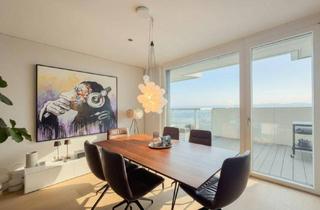 Wohnung kaufen in Wehlistraße, 1020 Wien, MARINA TOWER - LUXURIÖSE 4-ZIMMER-WOHNUNG MIT GROSSZÜGIGEM BALKON - ATEMBERAUBENDER BLICK ÜBER WIEN IM 32. STOCK - GARAGE OPTIONAL - U2 DONAU MARINA