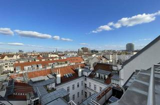 Wohnung mieten in Nestroyplatz, 1020 Wien, Unbefristet: Klimatisierte, Ruhige 3-Zimmer Wohnung mit Terrasse und Blick Über die Dächer Wiens