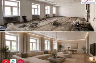 Wohnung kaufen in 1070 Wien, 149 m² Rohbau. Rechte. Rendite. | Altbau-Projekt im 7. Bezirk