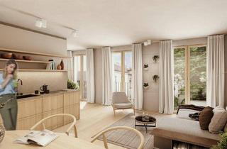 Wohnung kaufen in 6500 Landeck, Zentrum Landeck Tirol | TOP 07: 2-Zimmer-Wohnung | 46,18 m² | Franz. Balkone mit Schiebeläden und Fensternische | 2. OG | Jöchlerhaus
