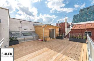 Maisonette mieten in Invalidenstraße, 1030 Wien, Stilvolle Dachgeschoss-Maisonette mit ca. 37 m² Terrasse, Klimaanlage & Altbaucharme bei Wien Mitte
