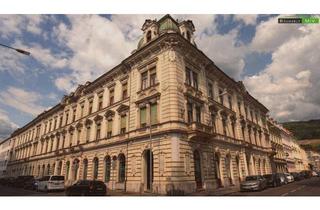Wohnung mieten in 8700 Leoben, Luxuriöse Altbauwohnung mit großer Wohnküche, möbliertem Schrankraum & sonnigem Eckbalkon im Kremplhof - Leoben Josefee