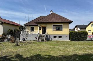 Einfamilienhaus kaufen in 2433 Margarethen am Moos, Einfamilienhaus mit großzügigem Dach-Ausbaupotenzial, großem Garten und Garage