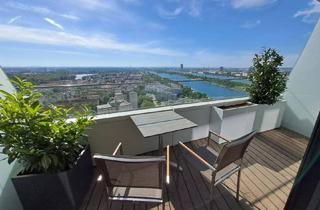 Wohnung mieten in 1220 Wien, EXKLUSIVES WOHNEN MIT GRANDIOSEM AUSBLICK