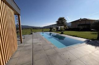 Doppelhaushälfte kaufen in 8111 Judendorf, Bungalow (Doppelhaushälfte) mit Fernblick, Pool, Wellness und Sauna Landschaft