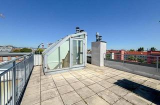 Wohnung mieten in 1050 Wien, Helle Dachgeschosswohnung mit 3 Schlafzimmern, Kamin & Dachterrasse