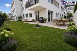 Wohnung kaufen in Weglgasse, 2320 Schwechat, Bis zu -5% Rabatt sichern! Hochwertig Fertiggestellt! Mehr Raum I Mehr Grün I Mehr Lebensqualität: Großzügige 4-Zimmer Gartenwohnung mit privatem Gartenparadies und Top-Infrastruktur!