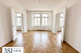 Wohnung kaufen in Südtiroler Platz, 1040 Wien, Sommeraktion! Kaufpreis reduziert auf € 790.000! Lichtdurchflutet, renoviert und großzügig geschnitten - Elegante 4-Zimmer-Altbauwohnung mit Weitblick - in Top-Lage des 4. Bezirks beim Wiener Hauptbahnhof
