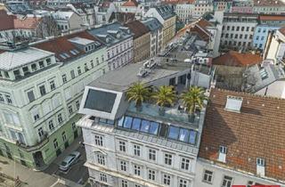 Penthouse kaufen in 1160 Wien, Exklusives Design-Penthouse mit 71 m² Dachterrasse - urbaner Loft-Luxus trifft mediterrane Freiheit