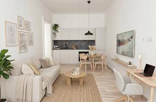 Wohnung mieten in 1040 Wien, Möbliert + saniert I Pendler, Expats, Projektarbeiter! I U1 und 13A direkt vorm Haus - Hofruhelage - Top-Infrastruktur - Hauptbahnhof