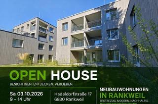 Wohnung kaufen in 6830 Rankweil, Zukunftssicher wohnen in Rankweil – Erstbezug mit Fördermöglichkeit | Haus B - TOP 1