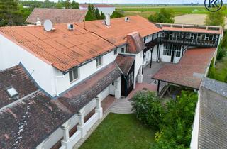Bauernhäuser zu kaufen in Franzensdorf, 2301 Groß-Enzersdorf, Charmantes Bauernhaus mit großem Grundstück, langgezogenem Hof, 2 Wohnungen und einem Swimmingpool