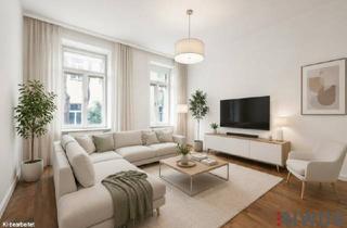 Wohnung kaufen in Mariahilfer Straße, 1070 Wien, Komplett hofseitige Altbauwohnung | Sanierungsbedürftig | Prachtvolles Jahrhundertwendehaus | MQ, Volkstheater, Mariahilfer Straße uvm. fußläufig erreichbar