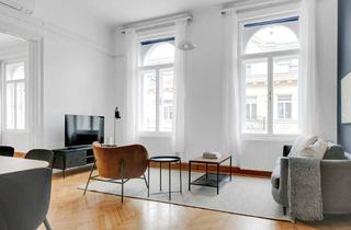 Wohnung mieten in Biberstraße 26, 1010 Wien, Historisch & Luxuriös. 4 Zimmer mit Blick auf Postsparkasse. 1ster Bezirk, direkt am Donaukanal (VIE146)