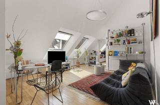 Wohnung kaufen in Mariahilfer Straße, 1060 Wien, Ruhige 3-Zimmer-Dachgeschosswohnung mit 6 m Raumhöhe | Nahe Mariahilfer Straße & Haus des Meeres