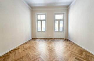 Wohnung kaufen in Nestroyplatz, 1020 Wien, NÄHE NESTROYPLATZ: wunderschön sanierte 2-Zimmer-Altbauwohnung mit südseitigem Balkon und neuen Fenstern
