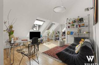Wohnung kaufen in Mariahilfer Straße, 1060 Wien, Ruhige 3-Zimmer-Dachgeschosswohnung mit 6 m Raumhöhe | Nahe Mariahilfer Straße & Haus des Meeres