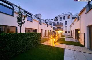 Haus kaufen in Klostermanngasse, 1230 Wien, Fire Sale! Happy to be here! WOW - Cooles Townhouse mit Garten! Erdwärme + Absolute Ruhelage + Tiefgarage + Ideale Süd Ausrichtung! Nachhaltig und zukunftssicher investiert!