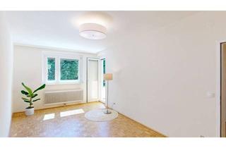 Wohnung kaufen in Pichelwangergasse 37, 1210 Wien, Ruhepol mit Grünblick beim Spitz. Zentrale 2 Zimmer mit Loggia nähe Alte Donau.
