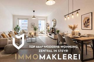 Wohnung kaufen in 4400 Steyr, 66m² MODERNE WOHNUNG ZENTRAL IN STEYR!