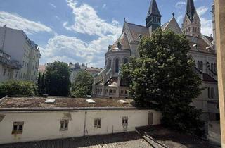 Wohnung mieten in Pulverturmgasse, 1090 Wien, 6 Zimmerwohnung (189m²) in der Pulverturmgasse mit Blick auf die Canisuskirche