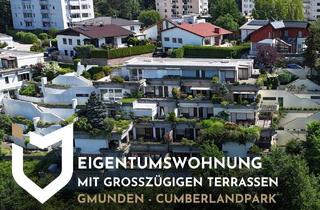 Wohnung kaufen in 4810 Gmunden, TERRASSENWOHNUNGGMUNDEN - CUMBERLANDPARKMIT NATURNAHER AUSSICHT UNDZWEITWOHNSITZMÖGLICHKEIT