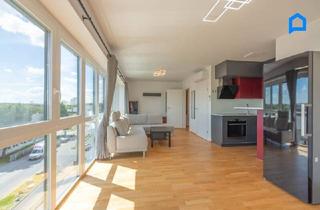 Penthouse mieten in 1110 Wien, NEUWERTIG, Penthouse-Feeling mit Weitblick und großer Sonnenterrasse, Dachgeschoss, 2 Zimmer, Tiefgarage optional, hochwertigste Ausstattung