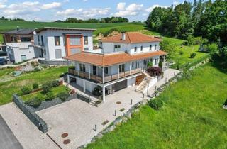 Einfamilienhaus kaufen in 7332 Oberpetersdorf, Toskanaflair am Waldrand – Architektonisches Landhaus in sanfter Hanglage mit Weitblick
