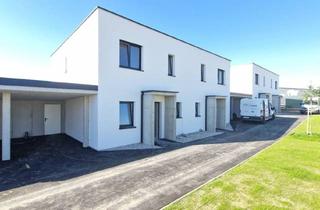 Doppelhaushälfte kaufen in Steyrecker Straße 2/4, 4400 Steyr, Top 4: Förderung Möglich! Belagsfertige Doppelhaushälfte mit 5 Zimmern, Carport, Terrasse, Eigengarten!
