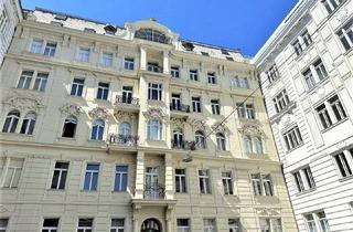Wohnung mieten in Möllwaldplatz, 1040 Wien, U1-NÄHE, MÖLLWALDPLATZ, 94 m2 Altbau, 3 Zimmer, Extraküche, 3er-WG-geeignet, Wannenbad, 1. Liftstock