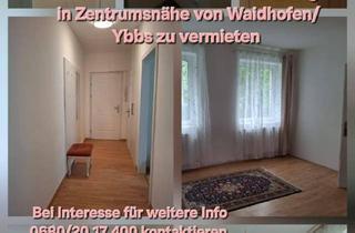Wohnung mieten in 3340 Waidhofen an der Ybbs, Renovierte 53 m2 Wohnung in Zentrumsnähe - Waidhofen/ Ybbs