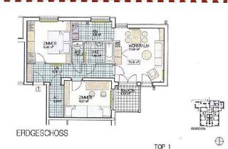 Wohnung mieten in Hauptstraße 44c, 2753 Ober-Piesting, 3 - Zimmer Wohnung in Ober-Piesting im Erggeschoss