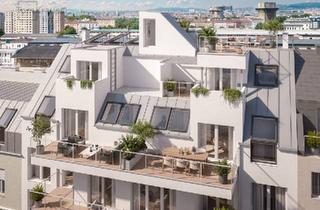Penthouse kaufen in 1200 Wien, ZWEI GOLDENE ADLER I NEU AM MARKT - einzigartiges Penthouse im Nordbahnviertel