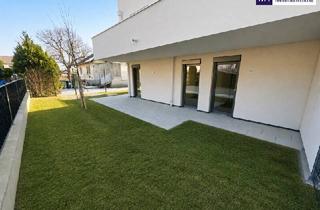 Wohnung kaufen in Khuenweg, 1220 Wien, Letzte Gartenwohnung! Ihr Platz im Grünen! Klimaaktiv Bronze! Riesige Terrasse + Eigengarten + 3 Zimmer! TOP Neubauprojekt + Wärmepumpe und Solaranlage + Grün- und Ruhelage!